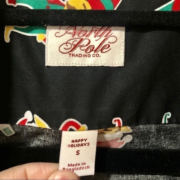 North Pole Trading Co Elf Pajama Shirt - Picture 3 of 4